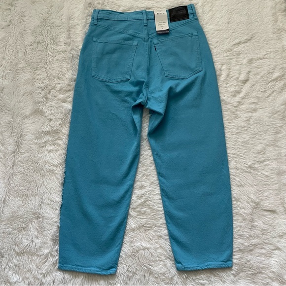 NWT Levi’s Made & Crafted High Rise Barrel Crop Straight Leg Jeans! - Picture 7 of 14